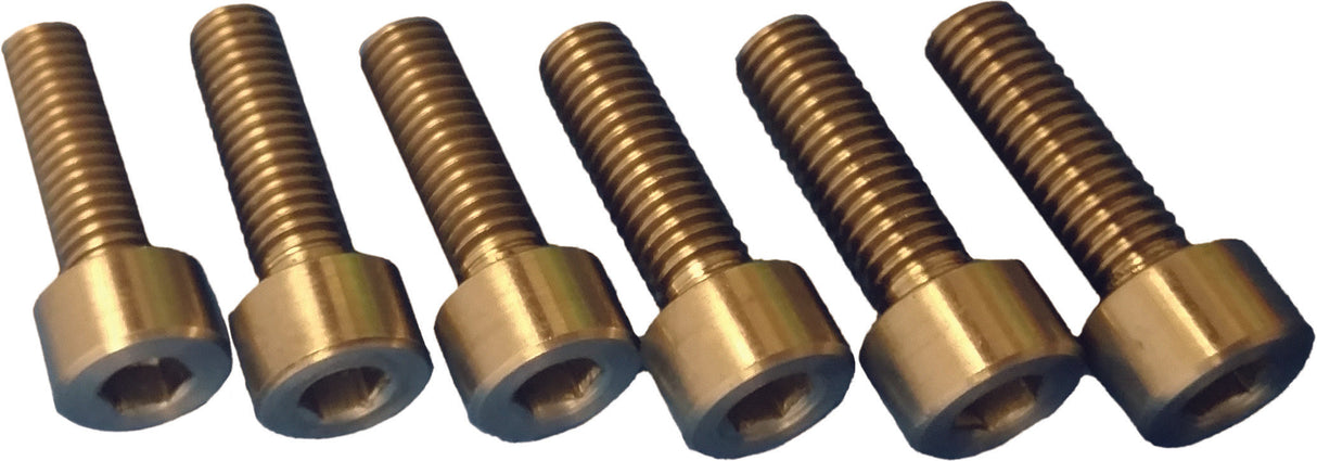TANGENT Ti Bolt Stem Kit M8 1.25 25mm 25-9001