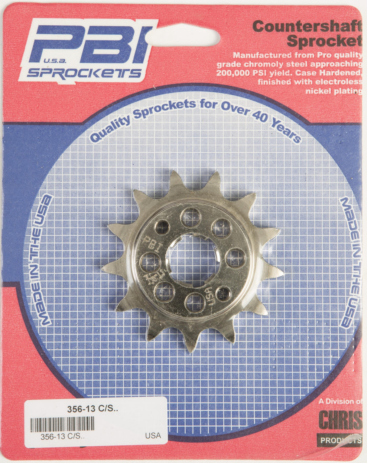 PBIFront Cs Sprocket Steel 13t-520 Hon356-13