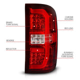 ANZO 14-18 GMC Sierra 1500 LED Taillights Red/Clear 311466