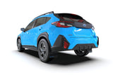 Rally Armor 2024 Subaru Crosstrek Black UR Mud Flap Light Blue Logo MF106-UR-BLK-NB
