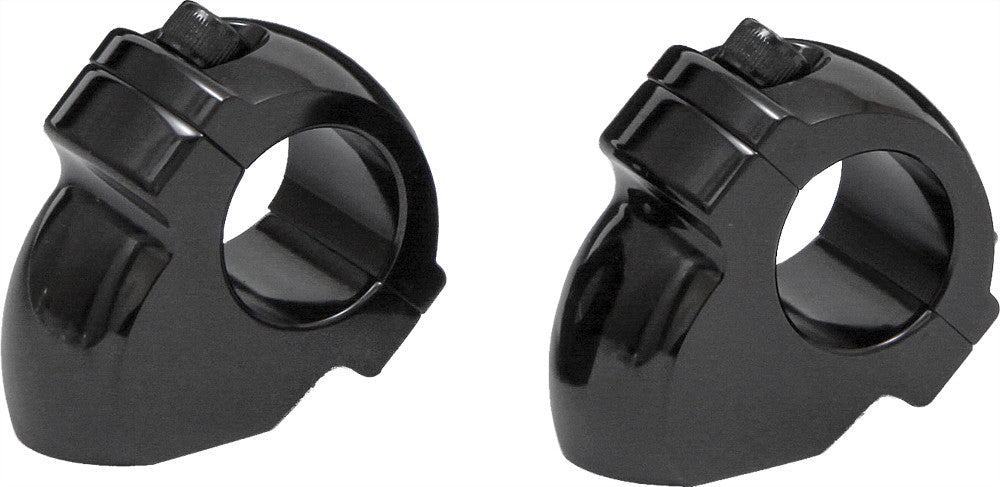 WEST-EAGLE Old Style Risers 1 Inch Black 0356-BK