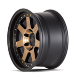 Mayhem 8300 Prodigy 17x9 / 6x139.7 BP / -6mm Offset / 106mm Hub Matte Black w/ Bronze Tint Wheel 8300-7983TZ