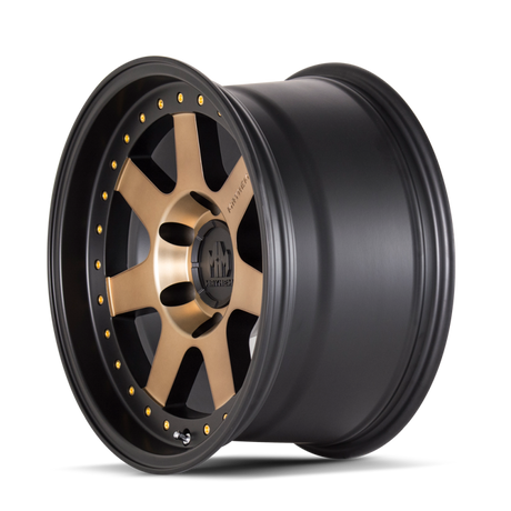 Mayhem 8300 Prodigy 17x9 / 6x139.7 BP / -6mm Offset / 106mm Hub Matte Black w/ Bronze Tint Wheel 8300-7983TZ