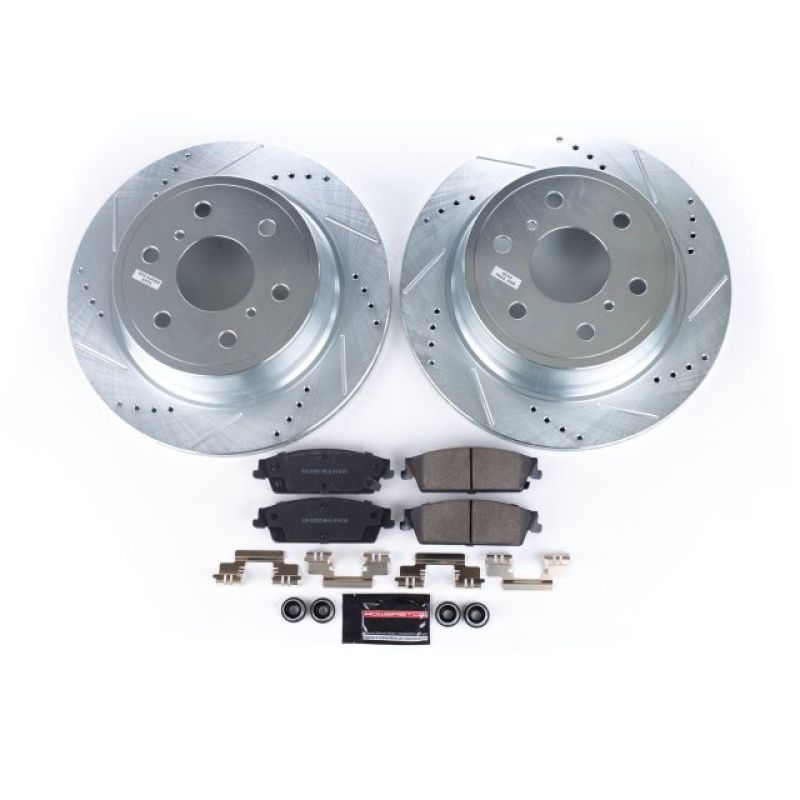 Power Stop 07-14 Cadillac Escalade Rear Z23 Evolution Sport Brake Kit K2083