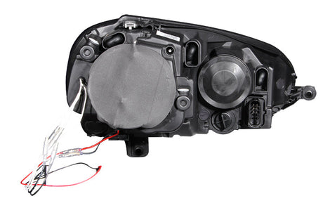 ANZO 2006-2009 Volkswagen Rabbit Projector Headlights w/ Halo Black (CCFL) 121345