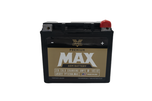 Twin Power GYZ-20HL Premium MAX Battery Replaces H-D 65989-97A Made in USA
