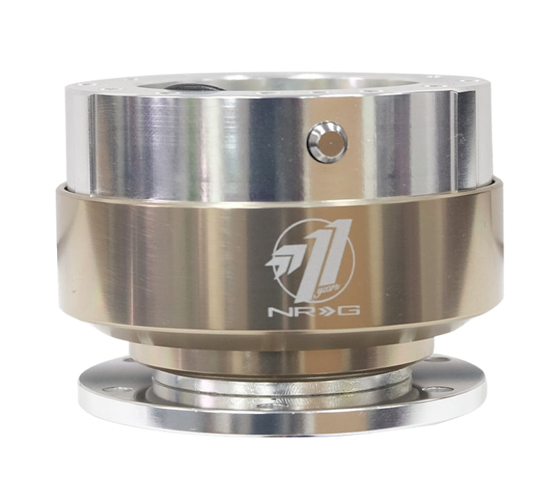 NRG Quick Release Gen 1.5 - Silver Body / Titanium Chrome Ring SRK-100TI