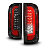 ANZO 15-21 GMC Canyon Full LED Taillights w/ Red Lightbar Black Housing/Clear Lens 311434