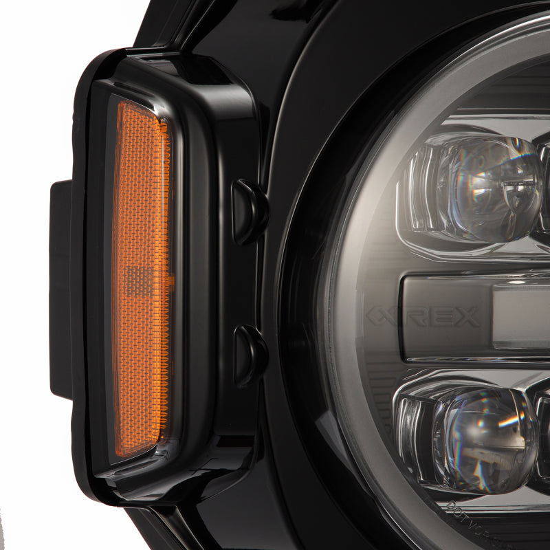 AlphaRex 21-23 Ford Bronco NOVA LED Projector Headlights Black 880260
