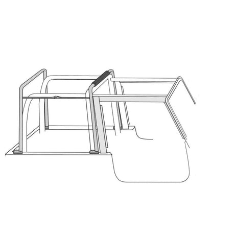 Rampage 1987-1995 Jeep Wrangler(YJ) Soft Top Hardware - Black 69999