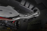 Perrin 22-23 Subaru WRX Dual Single Tip 304SS Axle Back Exhaust PSP-EXT-341BR