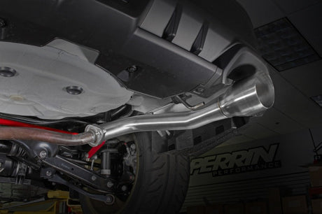 Perrin 22-23 Subaru WRX Dual Single Tip 304SS Axle Back Exhaust PSP-EXT-341BR