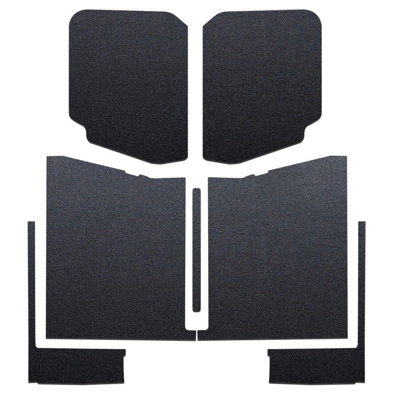 DEI 20-22 Jeep Gladiator JT 4-Door Boom Mat Complete Headliner Kit - 7 Piece - Black 50183