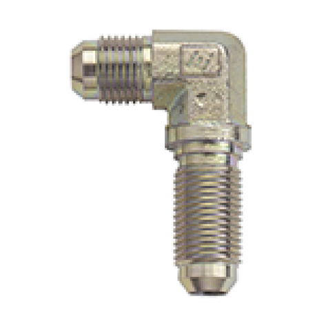 Fragola -3AN x 90 Degree Bulkhead - Steel 583303