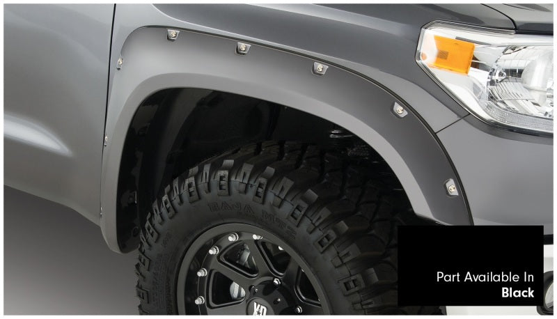 Bushwacker 16-17 Toyota Tundra Fleetside Pocket Style Flares 4pc 66.7/78.7/97.6in Bed - Black 30918-33