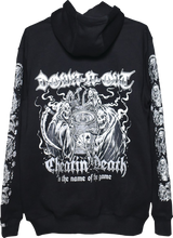 LETHAL THREAT Down-N-Out Cheating Death Hoodie - Black - Large DT10054L