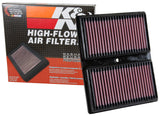K&N 15-17 Audi A1 L3-1.0L F/l - Replacement Drop In Air Filter 33-3037