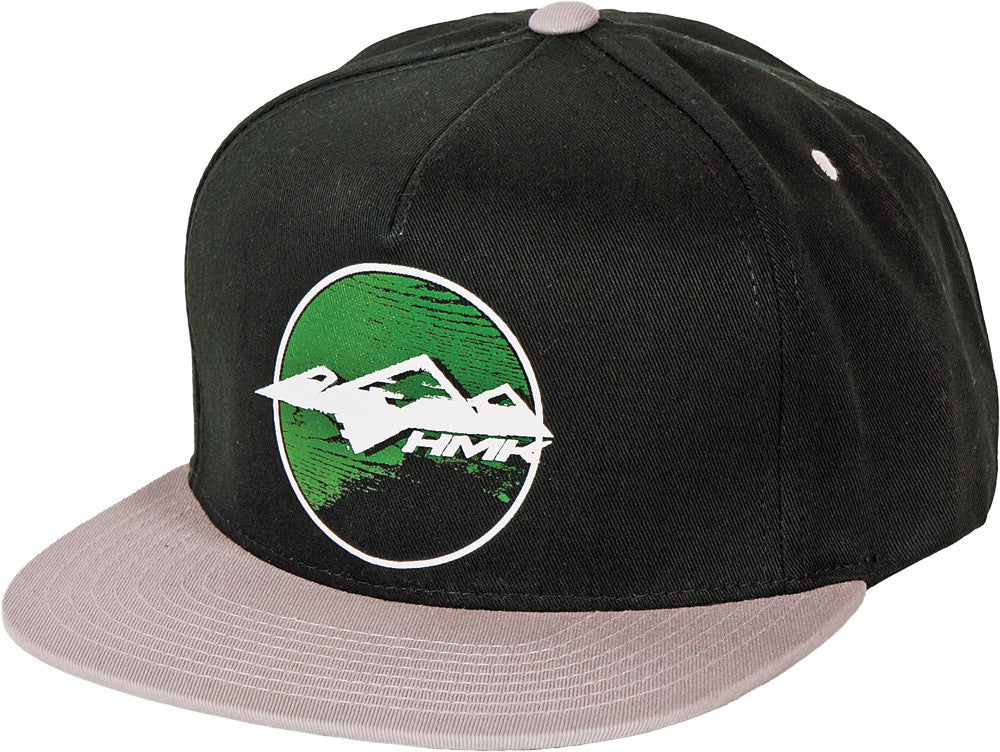 HMK Sunset Flat Bill Cap (Black/Grey) HM5SUNSETBG