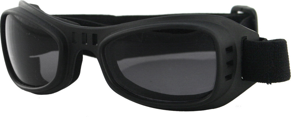 BOBSTER Road Runner Goggle Sunglasses Black W/Smoke Lens BRR001