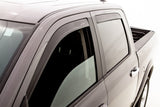 AVS 09-18 Dodge RAM 1500 Quad Cab Ventvisor & Aeroskin Deflector Combo Kit - Matte Black 56003004