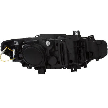 ANZO 2012-2015 BMW 3 Series Projector Headlights w/ U-Bar Black 121504