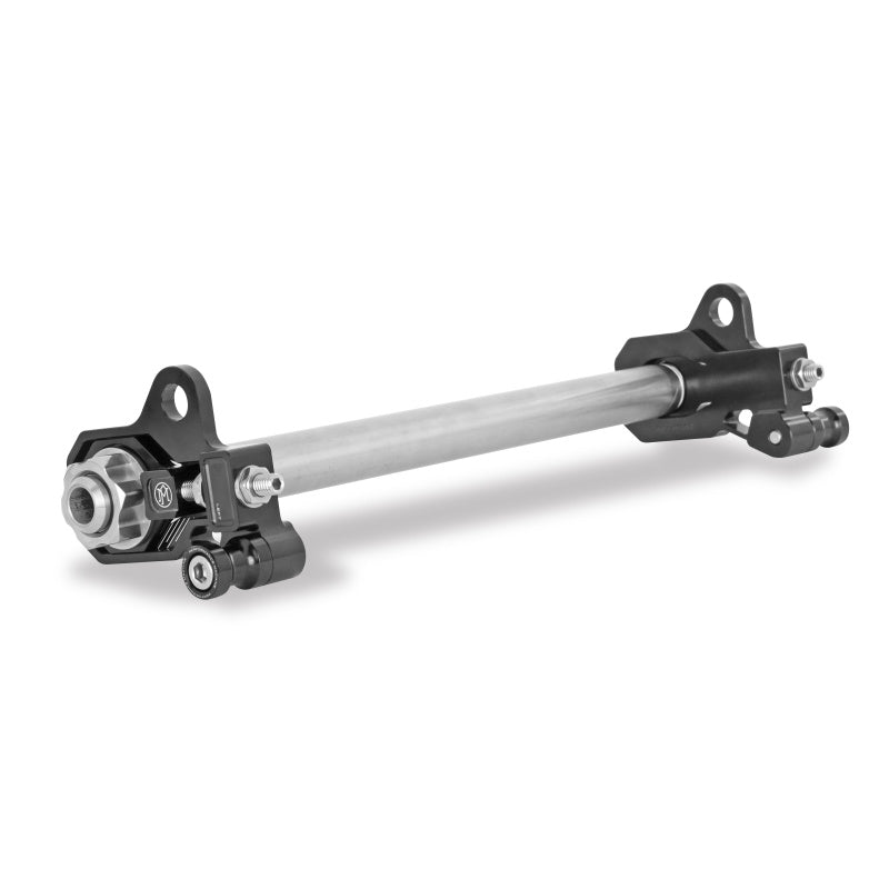 Performance Machine HD Touring Axle Adj Kit - Black Ano 0117-0028M-B