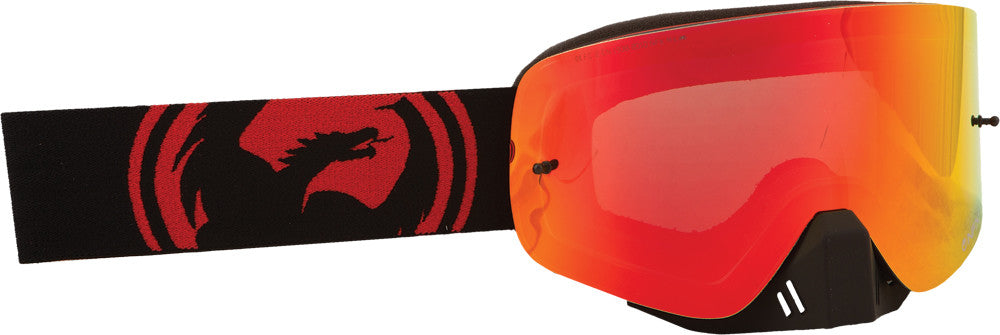 DRAGON Nfx Goggle Jet Red Split W/Red Ion Lens 722-1509