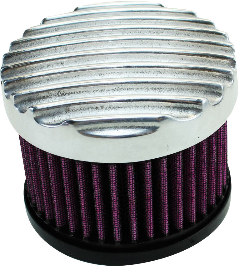 TC BROS Finned Air Cleaner S&s Super E & G Carbs (Polished) 109-0128