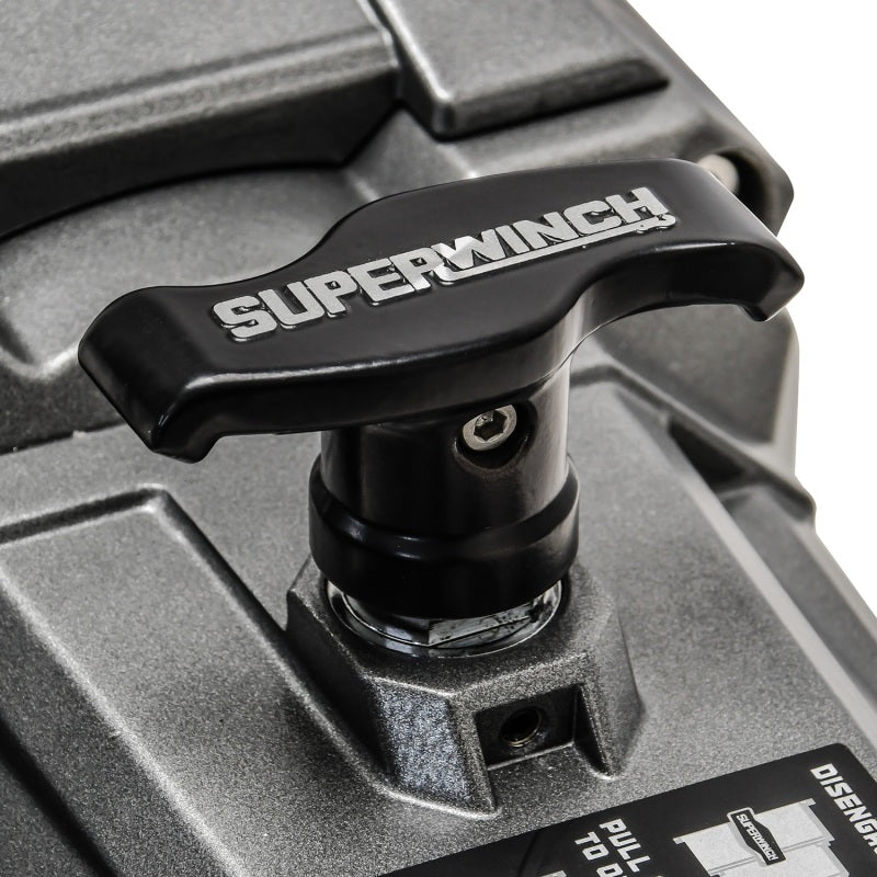 Superwinch 12000 LBS 12V DC 3/8in x 85ft Wire Rope SX 12000 Winch - Graphite 1712200