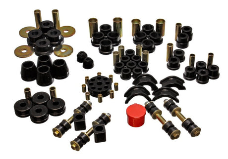 Energy Suspension 74-78 Nissan 260Z/280Z Black Hyper-Flex Master Bushing Set 7.18102G