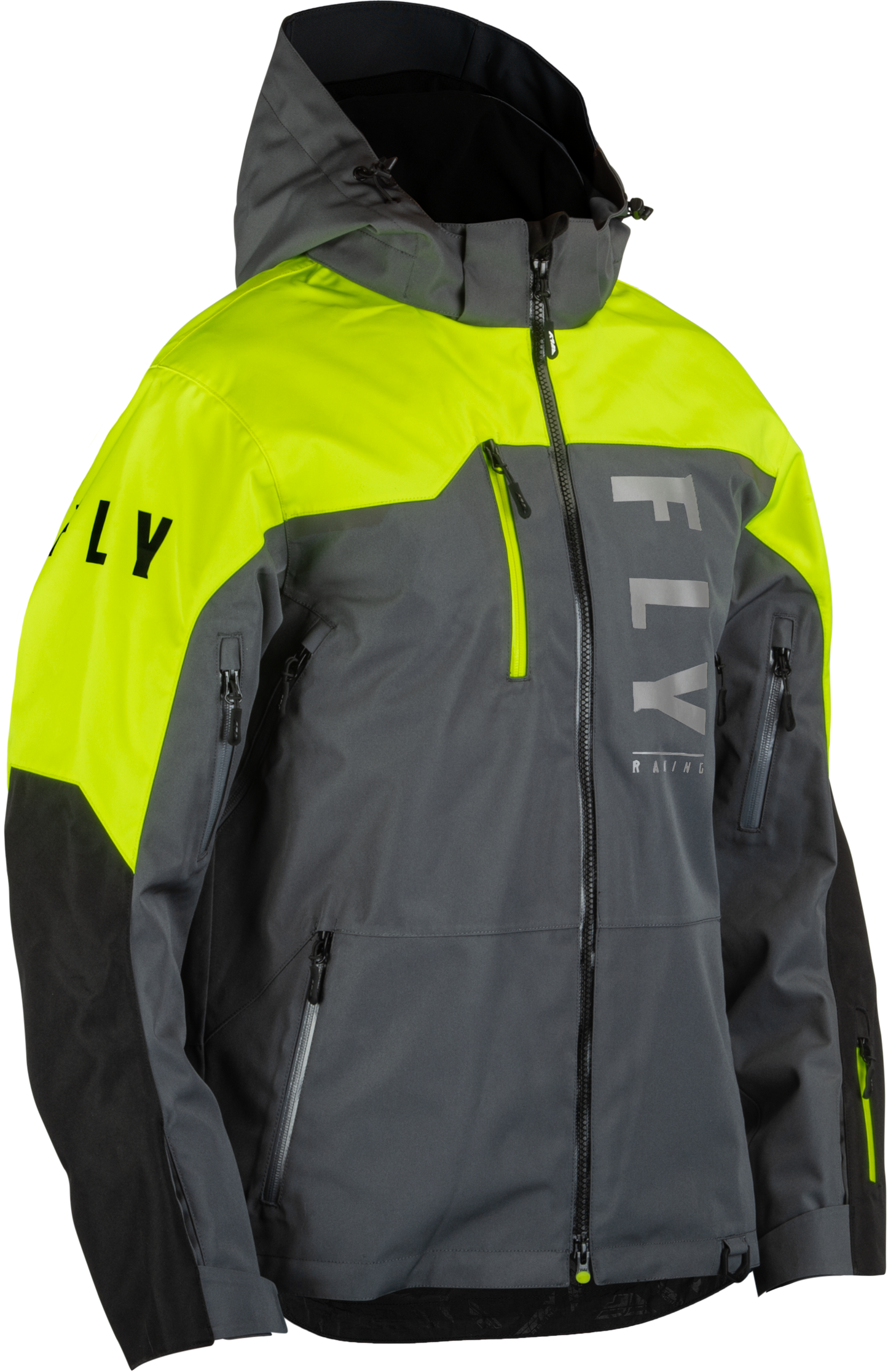 FLY RACING Carbon Jacket Black/Grey/Hi-Vis 2x 470-52042X