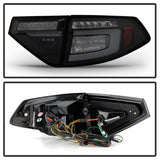 Spyder 08-14 Subara Impreza WRX Hatchback LED Tail Lights Seq Signal Blk Smoke ALT-YD-SI085D-SEQ-BSM 5086747