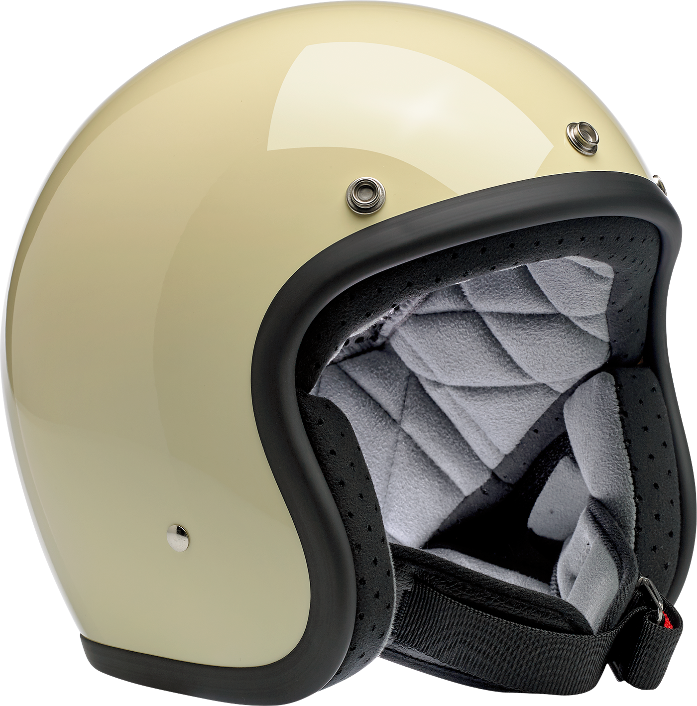 BILTWELL Bonanza Helmet - Gloss Vintage White - XL 1001-102-205