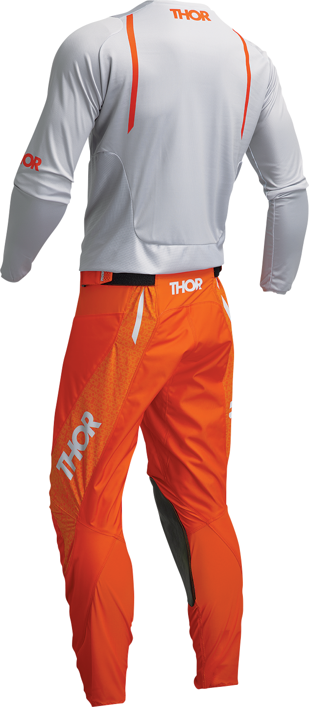 THOR Pulse Mono Jersey - Gray/Orange - Large 2910-7111