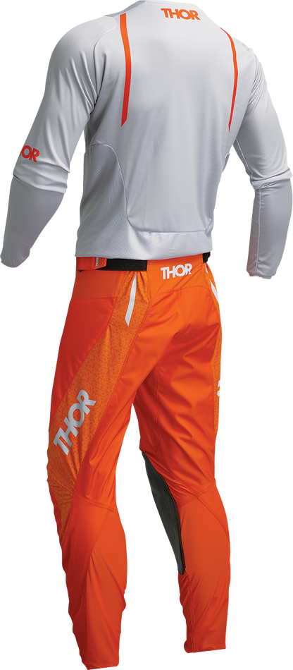 THOR Pulse Mono Jersey - Gray/Orange - Large 2910-7111