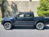 Go Rhino 18-23 Toyota Tacoma 4Door Frame Mount Sliders - Textured Black FS4429T