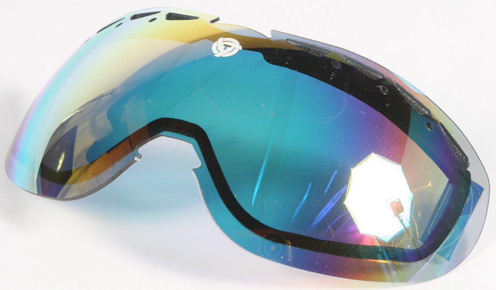 TRIPLE 9 Swank Goggle Replacement Lens (Fire Mirror/Smoke) SKG-75 LENS FIRE/SMK