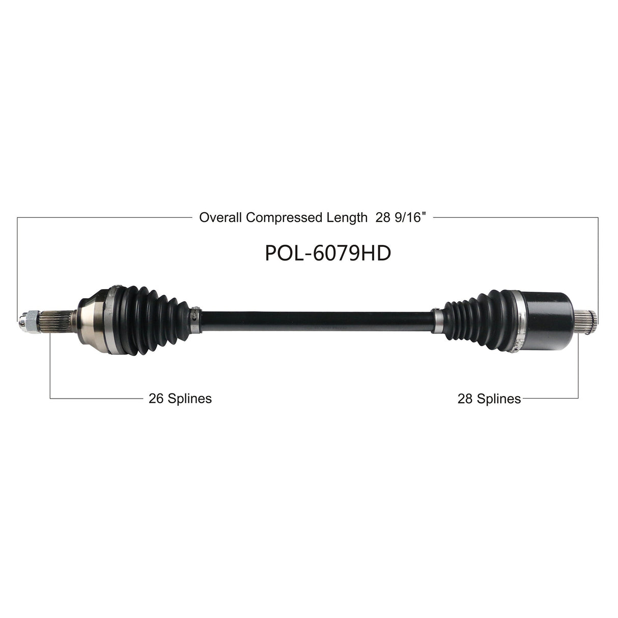 OPEN TRAILHd 2.0 Axle RearPOL-6079HD