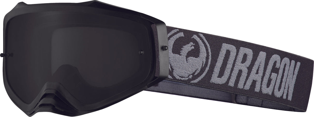 DRAGON Mxv Plus Goggle Black W/Smoke Lens 358766024003