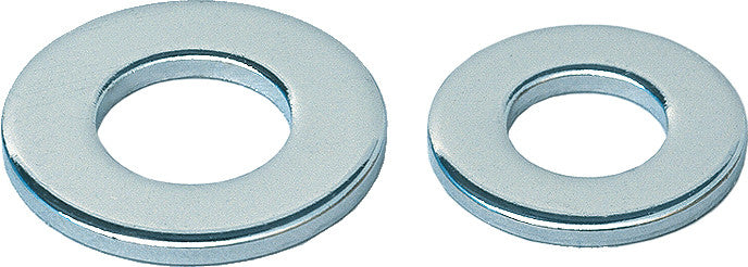 CY-CHROME M8 Flat Washers Chrome 4/Pk MCS131