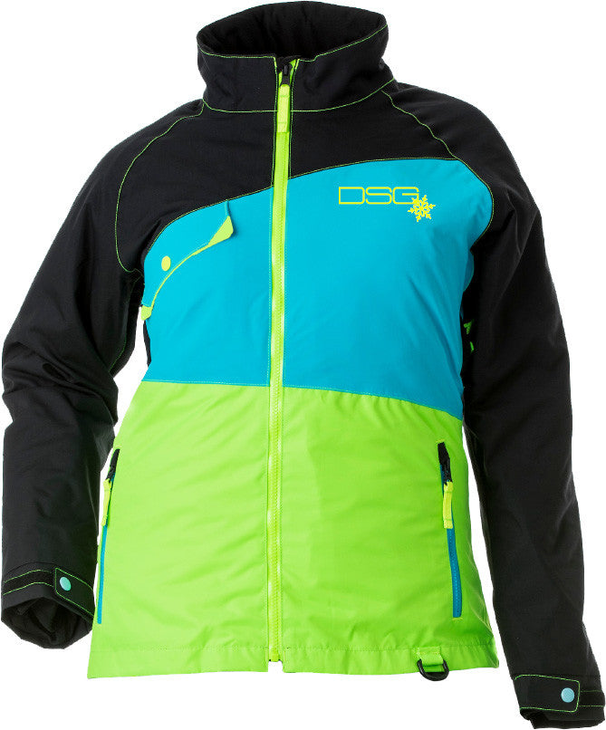 DSG Verge Jacket Black/Blue/Lime 4x 51255