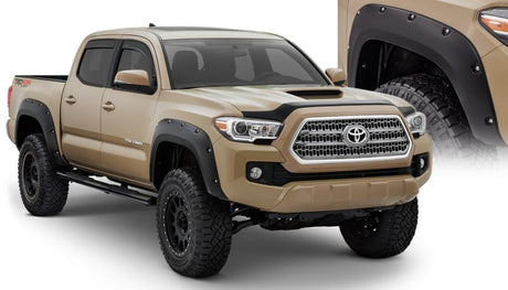 Bushwacker 16-18 Toyota Tacoma Pocket Style Flares 4pc 60.5/73.7in Bed - Black 30922-02