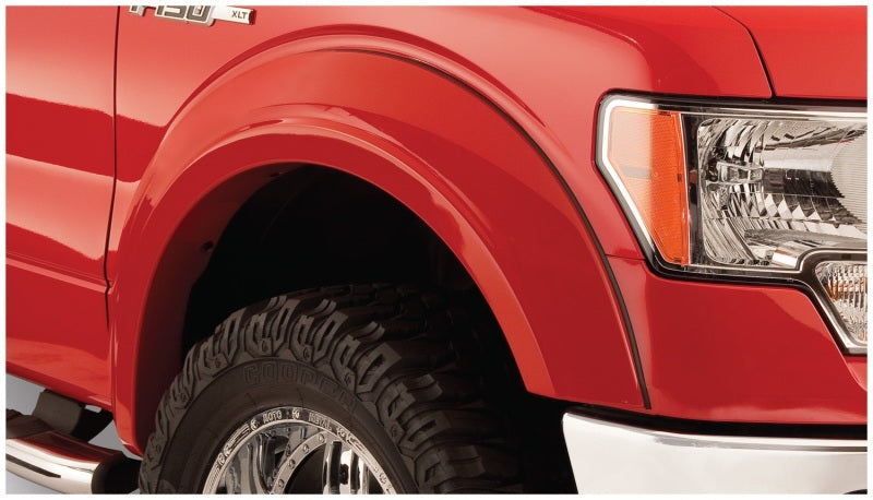 Bushwacker 09-14 Ford F-150 Styleside Extend-A-Fender Style Flares 4pc 67.0/78.8/97.4in Bed - Black 20926-02