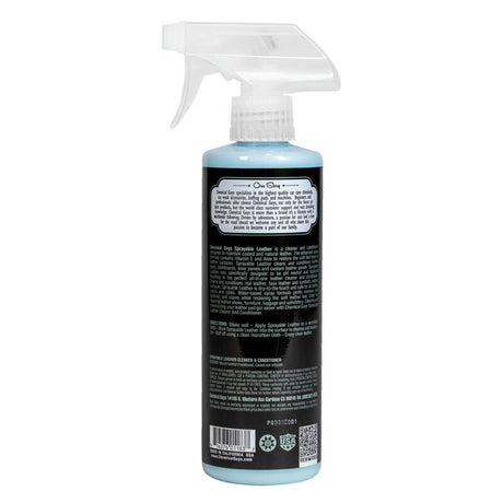 Chemical Guys Sprayable Leather Cleaner & Conditioner In One - 16oz SPI_103_16