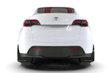 Rally Armor 20-22 Tesla Model Y Black UR Mud Flap w/ White Logo MF72-UR-BLK/WH