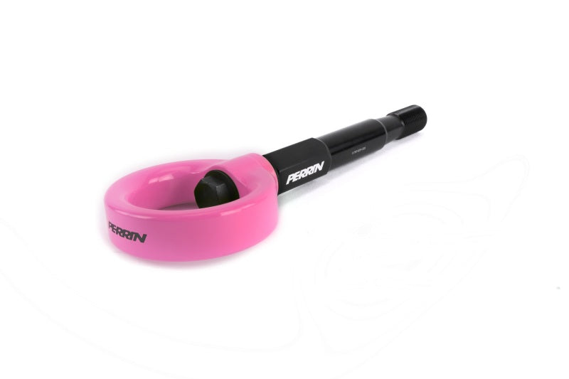 Perrin 15-17 Subaru WRX/STI Tow Hook Kit (Front) - Hyper Pink PSP-BDY-232HP