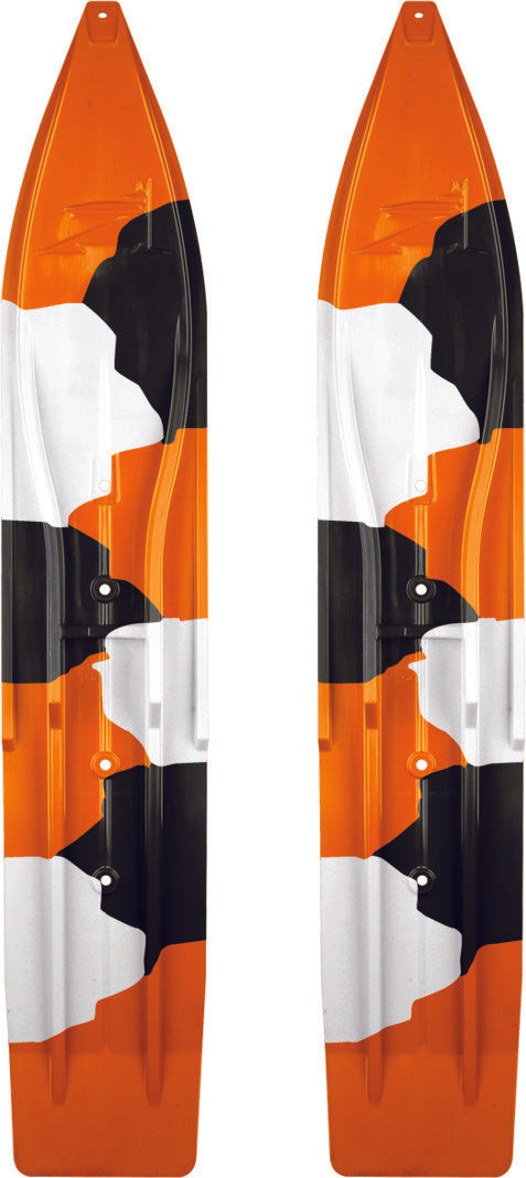 SLYDOG Pr/ Sly Dog Powderhound Ski 8" Camo Orange/Black/White PH8URCORGBLKWHT