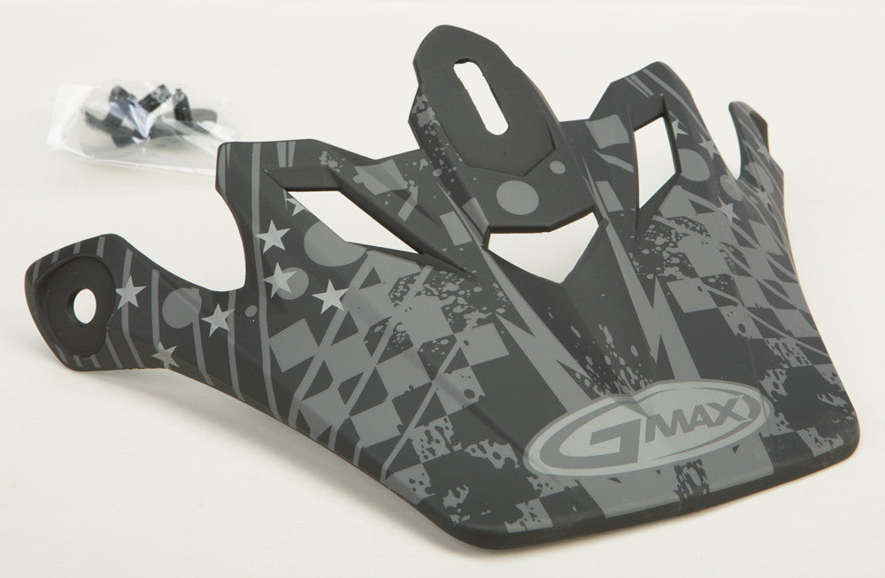 GMAX Gm-46y-1 Revurb Helmet Visor Matte Black/Silver Youth G046035
