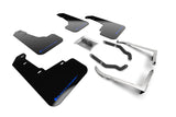 Rally Armor 18-22 Subaru Crosstrek Lift/AT Black UR Mud Flap w/ Blue Logo MF46-LTUR-BLK/BL