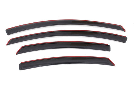 AVS 11-14 Hyundai Sonata Ventvisor In-Channel Front & Rear Window Deflectors 4pc - Smoke 194261